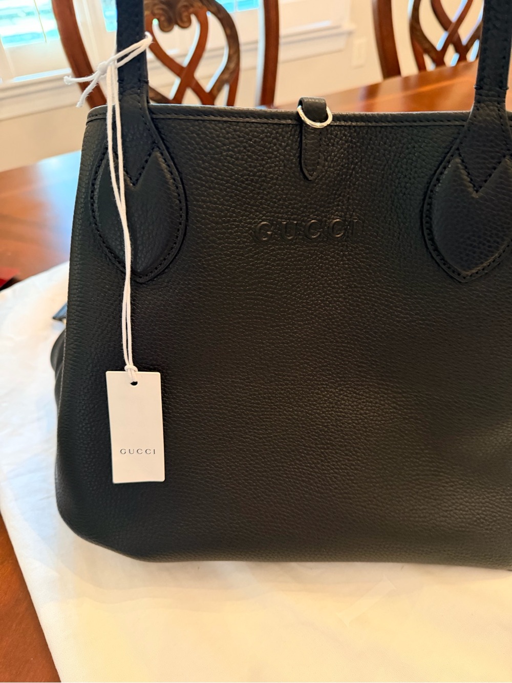 NWT Gucci Totissima Large Reversible Tote Bag (Black) - Picture 3 of 6